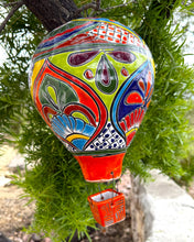 Load image into Gallery viewer, colorful talavera hot air balloon decoration-large