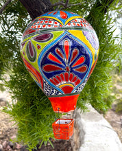 Load image into Gallery viewer, talavera hot air balloon decor - large