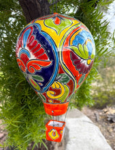 Load image into Gallery viewer, colorful talavera hot air balloon with intricate designs