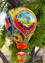 Load image into Gallery viewer, colorful ceramic hot air balloon decor