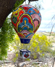 Load image into Gallery viewer, colorful talavera hot air balloon decoration - med