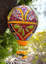 Load image into Gallery viewer, colorful talavera hot air balloon decoration