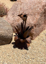 Load image into Gallery viewer, metal blooming agave - rust
