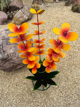 Load image into Gallery viewer, blooming agave metal art yellow-25