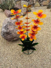 Load image into Gallery viewer, blooming agave metal sculpture yellow-25