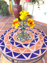 Load image into Gallery viewer, Metal yellow rose flower bouquet handmade by Mexican artisans.