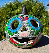 Load image into Gallery viewer, hand painted pumpkin jack-o-lantern