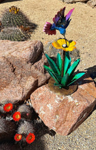 Load image into Gallery viewer, Agave Hummingbird 3-D Metal Art Decoration for Yard Decor, Garden Decor Indoor Home Decor or Centerpiece