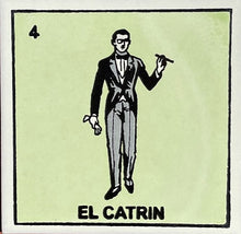 Load image into Gallery viewer, loteria tile el catrin