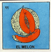 Load image into Gallery viewer, loteria tile el melon