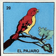 Load image into Gallery viewer, loteria tile el pajaro