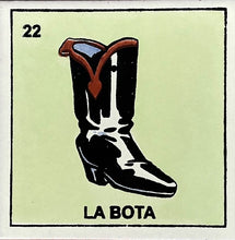 Load image into Gallery viewer, loteria tile la bota