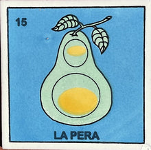 Load image into Gallery viewer, loteria tile la pera