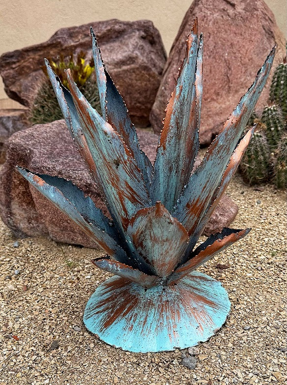 Metal Agave Yard Art