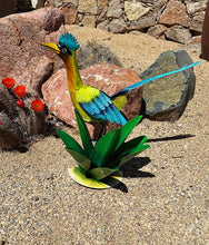 Load image into Gallery viewer, agave roadrunner metal art
