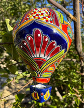 Load image into Gallery viewer, talavera colorful hot air balloon - med