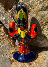 Load image into Gallery viewer, colorful talavera saguaro sculpture -5