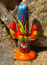 Load image into Gallery viewer, colorful talavera saguaro cactus -6