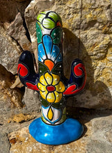 Load image into Gallery viewer, talavera saguaro cactus sculpture -7