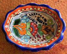 Load image into Gallery viewer, talavera bowl orange green