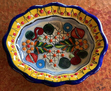 Load image into Gallery viewer, talavera bowl - yellow red
