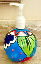 Load image into Gallery viewer, Colorful  Talavera Soap Dispenser With Intricate Designs