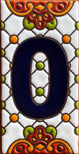 Load image into Gallery viewer, Talavera House Numbers - Dots