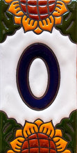Load image into Gallery viewer, Talavera House Numbers - Sunflowers
