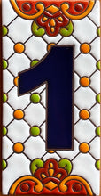 Load image into Gallery viewer, Talavera House Numbers - Dots