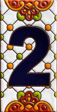 Load image into Gallery viewer, Talavera House Numbers - Dots