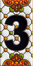 Load image into Gallery viewer, Talavera House Numbers - Dots