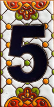 Load image into Gallery viewer, Talavera House Numbers - Dots