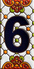 Load image into Gallery viewer, Talavera House Numbers - Dots