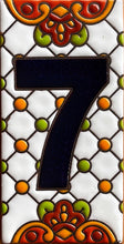Load image into Gallery viewer, Talavera House Numbers - Dots