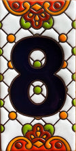 Load image into Gallery viewer, Talavera House Numbers - Dots