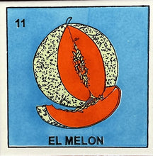 Load image into Gallery viewer, loteria tile el melon
