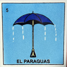Load image into Gallery viewer, loteria tile el paraguas
