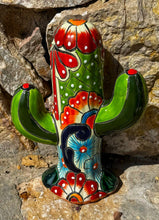 Load image into Gallery viewer, decorative talavera saguaro cactus
