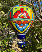 Load image into Gallery viewer, colorful talavera hot air balloon decoration
