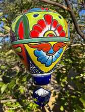 Load image into Gallery viewer, colorful talavera hot air balloon decoration
