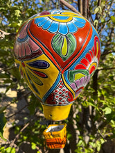 Load image into Gallery viewer, colorful talavera hot air balloon decor
