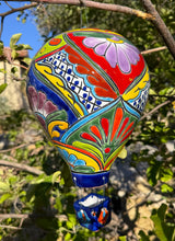 Load image into Gallery viewer, colorful talavera hot air balloon decoration
