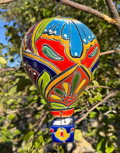 Load image into Gallery viewer, colorful talavera hot air balloon - med
