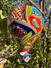Load image into Gallery viewer, talavera colorful hot air balloon decoration - med
