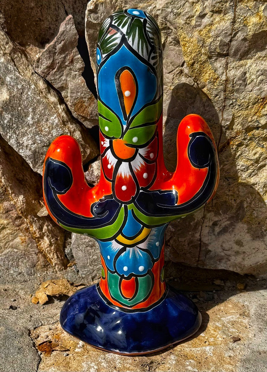 talavera decorative saguaro cactus -5
