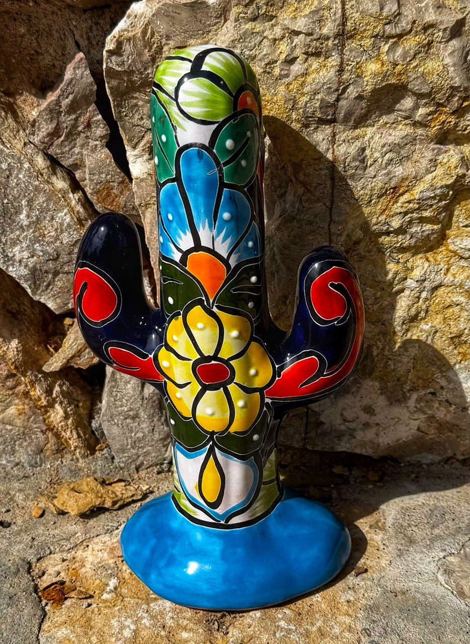talavera saguaro cactus sculpture -7