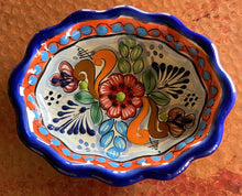 Load image into Gallery viewer, talavera bowl - red blue
