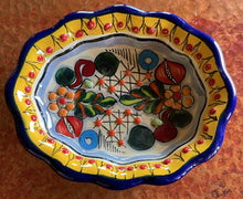 Load image into Gallery viewer, talavera bowl - yellow red
