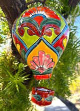 Load image into Gallery viewer, talavera colorful hot air balloon decor
