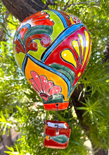 Load image into Gallery viewer, talavera hot air balloon decoration with intricate designs
